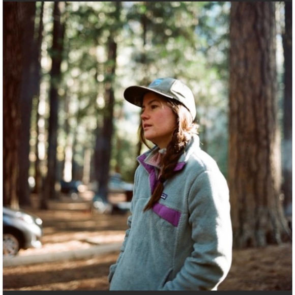 Patagonia RARE Re-Tool Snap T Fleece Pullover Gray Purple - Picture 5 of 13